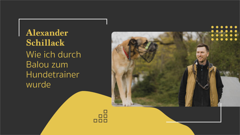 Alexander Schillack: Wie ich mit Balou zum Hundetrainer wurde